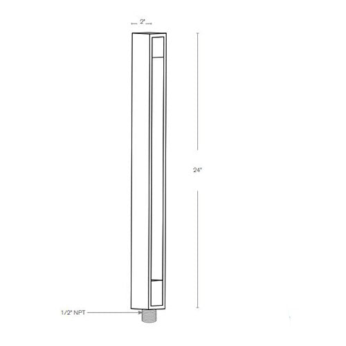 SPJ Lighting SPJ-MPLA-1 2W LED Solid Brass Contemporary Pathlight