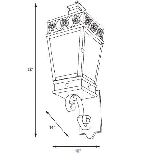 SPJ Lighting SPJ-SM2500 Scroll Mount