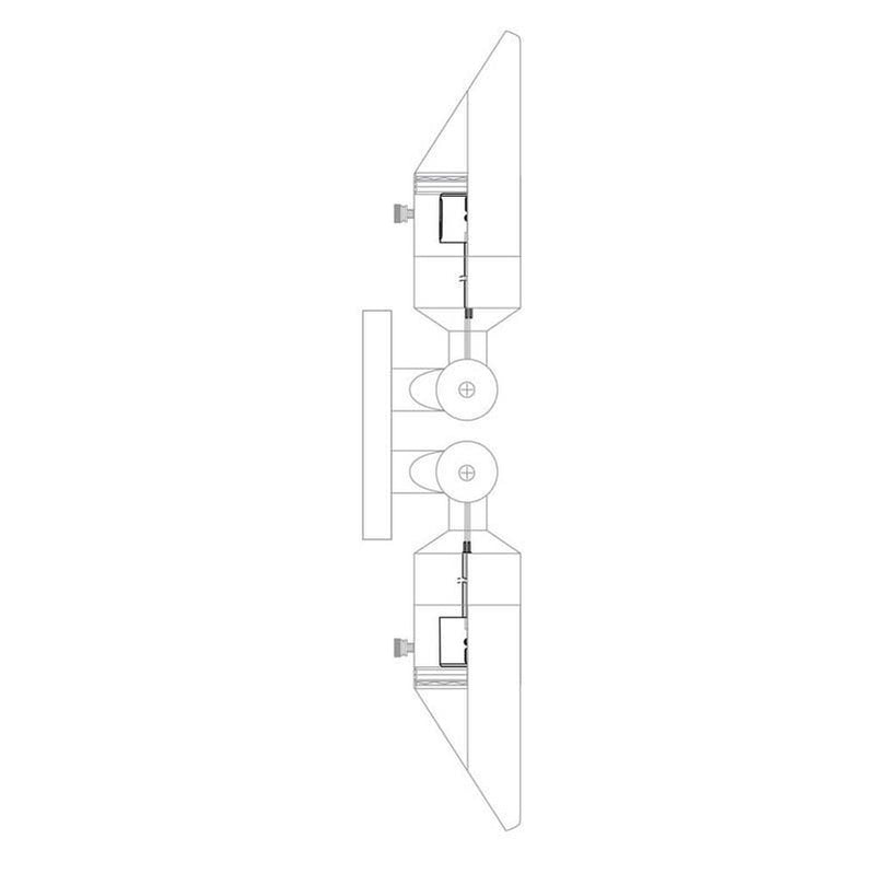SPJ Lighting SPJ-SN2-MOD 3W LED Directional Up & Down Light 120V