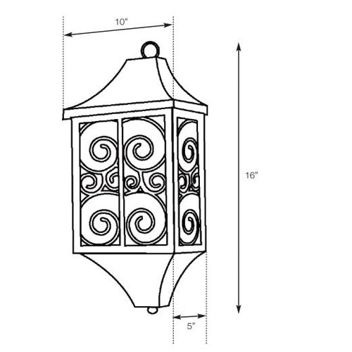 SPJ Lighting SPJ-WM1500 Wall Mount 120V