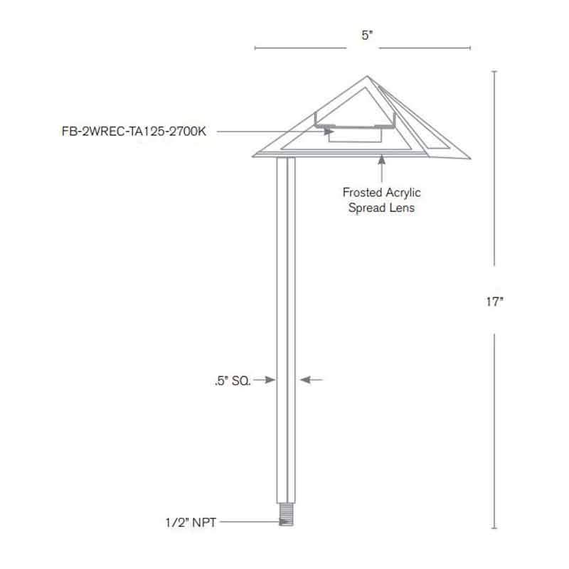 SPJ Lighting SPJ11-03 2W LED Walkway Light 12V