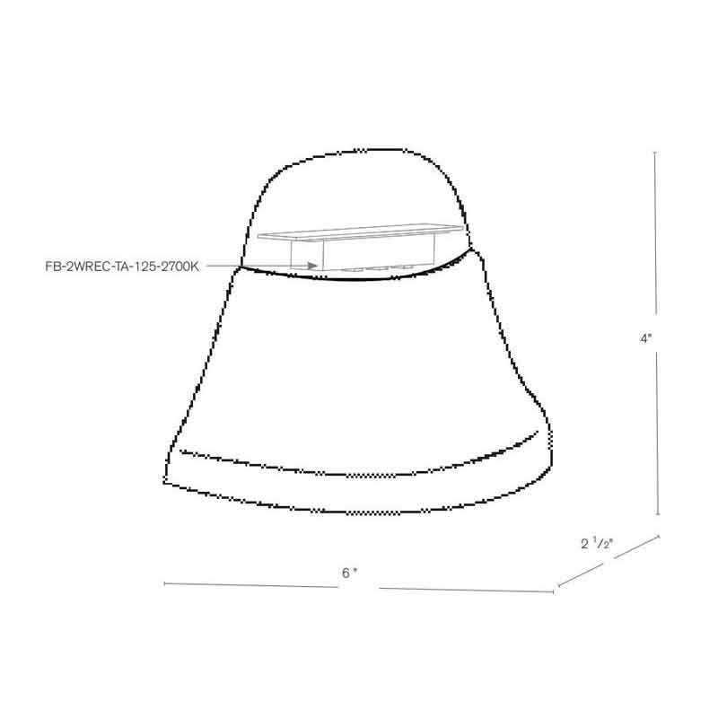 SPJ Lighting SPJ2100-6 2W LED Surface Mount 12V