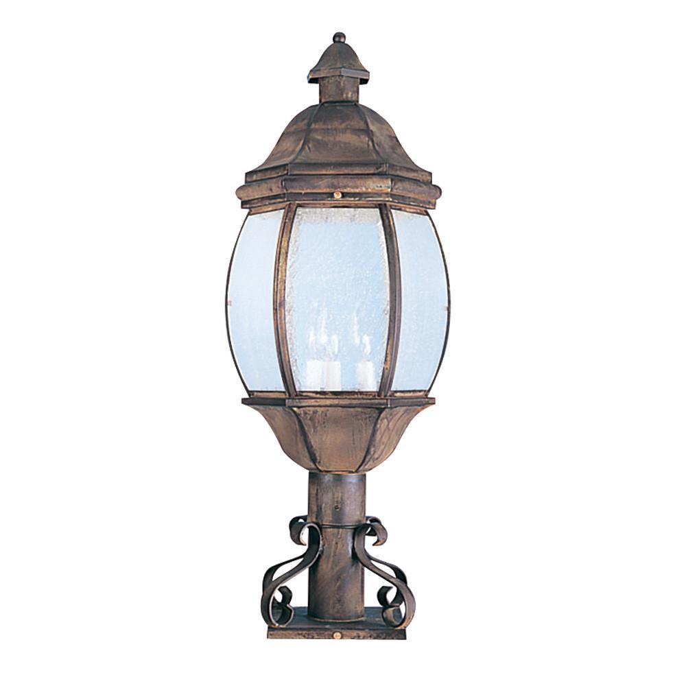 SPJ Lighting SPJ27-02A Post Lantern W/ Post Fitter