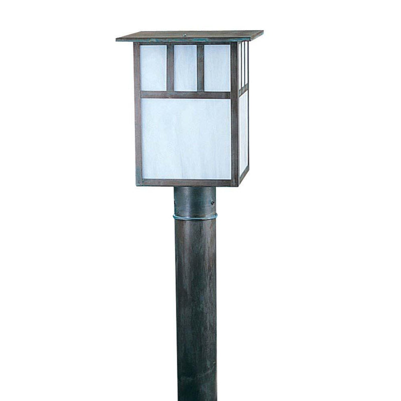 SPJ Lighting SPJ28-02B 9-1/2 Inch Flat Post Lantern 120V