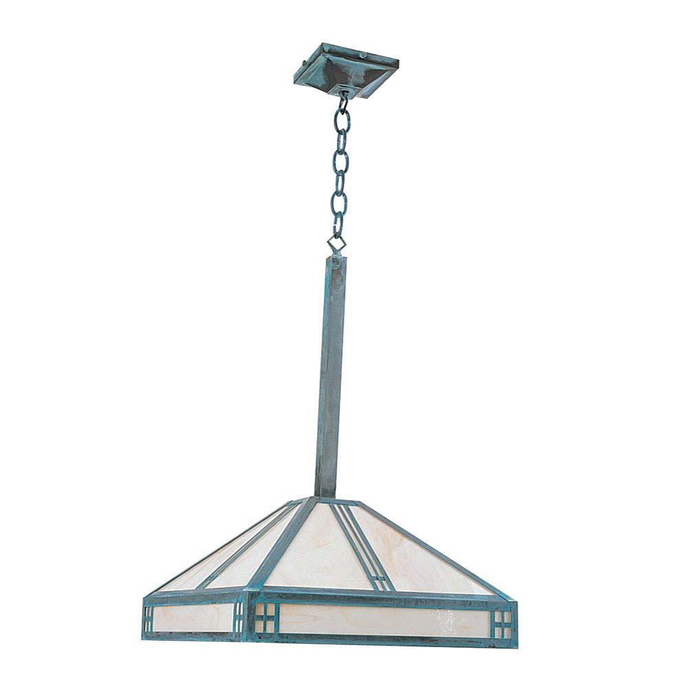 SPJ Lighting SPJ42-04B 7-1/2 Inch Pendant Mount Lantern 120V