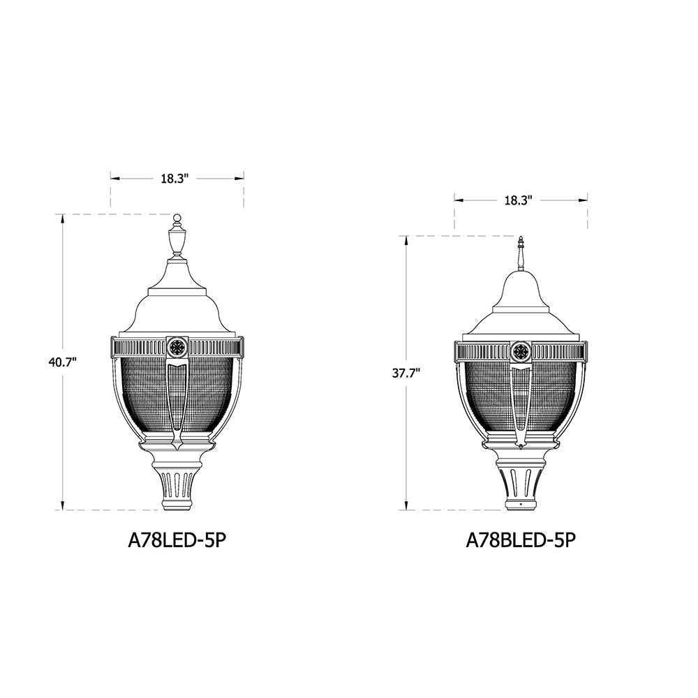 Sternberg Lighting A78LED Cambridge / A78BLED Frisco