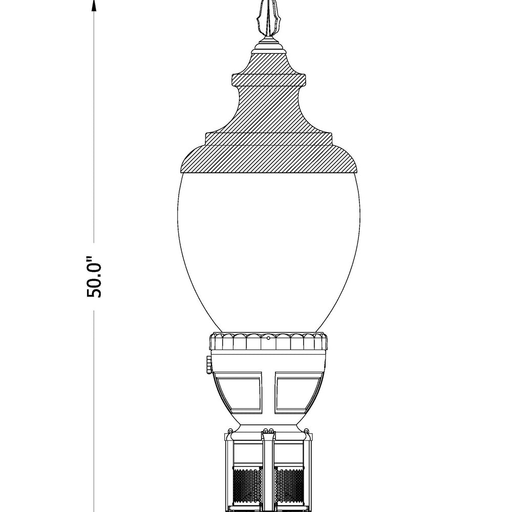 Sternberg Lighting A850SRLED Old Town Intellistreets