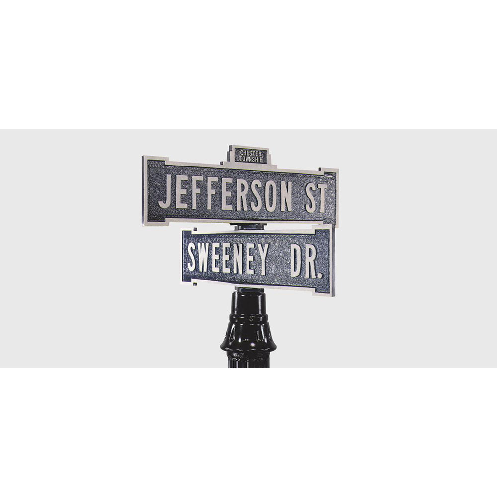 Sternberg Lighting Admiral Street Sign