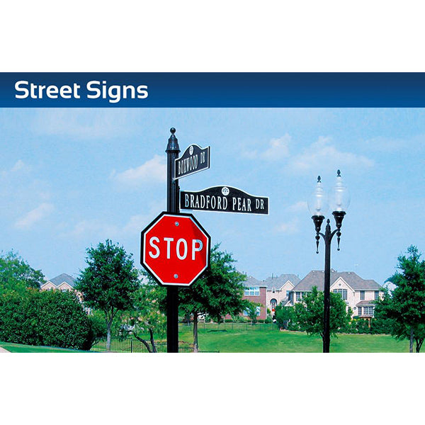 Sternberg Lighting Oval Street Sign