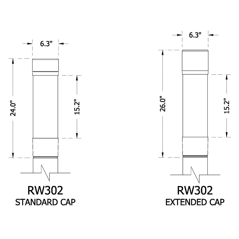 Sternberg Lighting RW302 Rialta&reg; Column Bollard