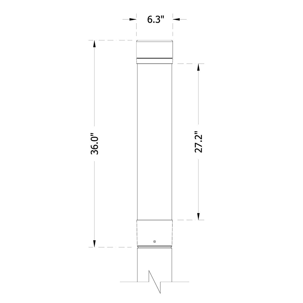 Sternberg Lighting RW303CC Color Changing RGBW Rialta&reg; Column