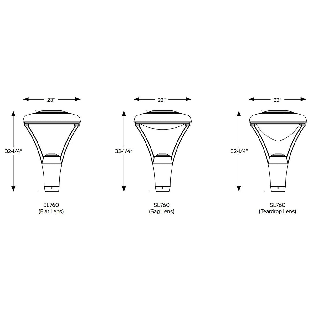 Sternberg Lighting SL760 Large Solana&trade; Post Top