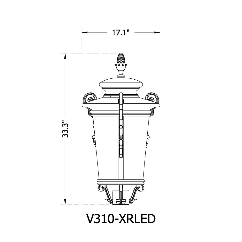 Sternberg Lighting V310-XRLED Venice
