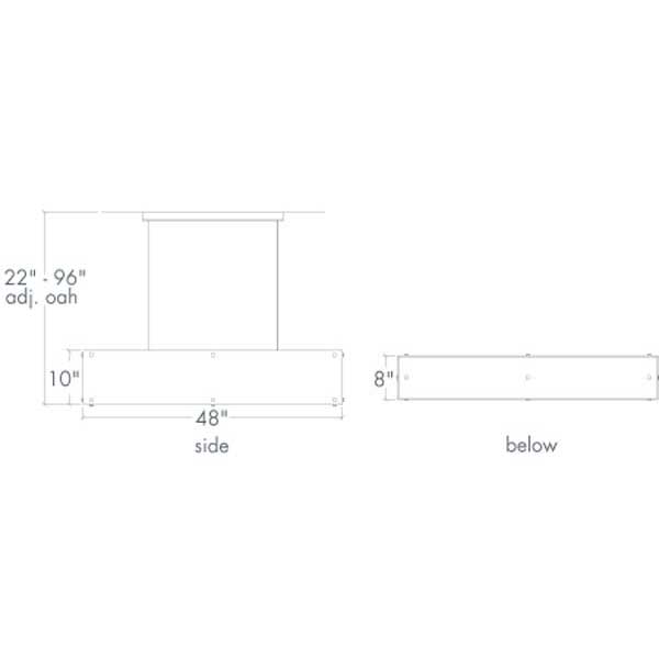 Strata 17373-SM Indoor/Outdoor Dark Iron Stem Mount Pendant By Ultralights Lighting Additional Image 3
