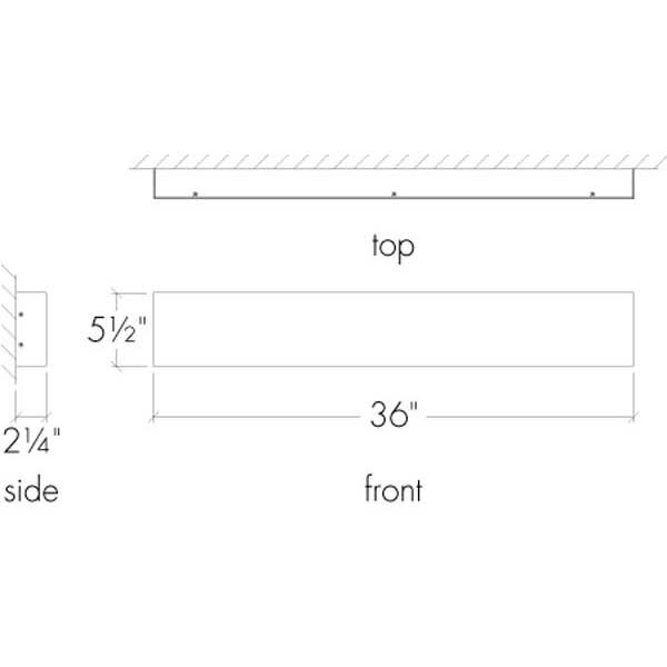 Strata 18392-36 Indoor/Outdoor Bath Bar By Ultralights Lighting Additional Image 5