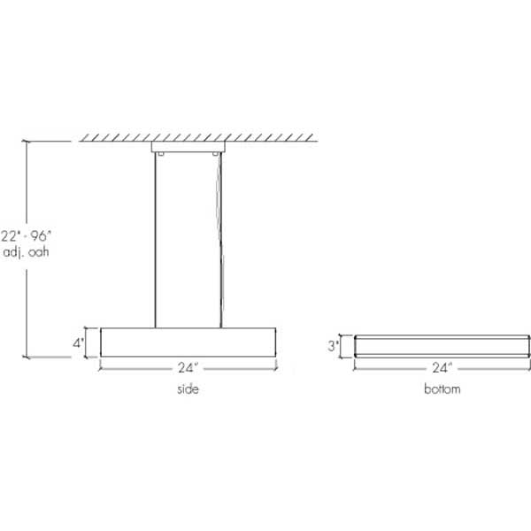 Strata 18402-24 Indoor/Outdoor Pendant By Ultralights Lighting Additional Image 1