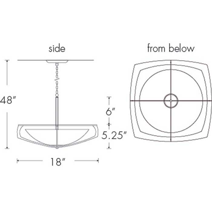 Synergy 0492-18-SM Indoor/Outdoor Stem Mount Pendant By Ultralights Lighting Additional Image 1