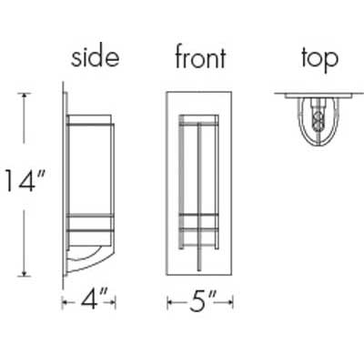 Synergy 11212 Indoor/Outdoor Wall Sconce By Ultralights Lighting Additional Image 1