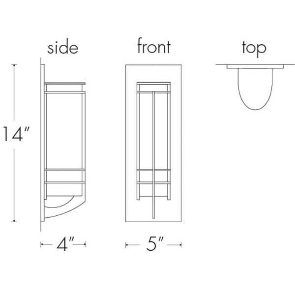Synergy 11214 Outdoor Wall Sconce By Ultralights Lighting Additional Image 1