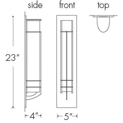 Synergy 11215 Outdoor Wall Sconce By Ultralights Lighting Additional Image 1