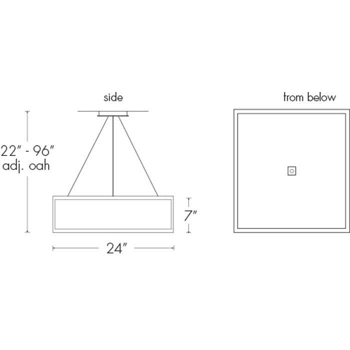 Tambour 13225-24-SM Indoor/Outdoor Stem Mount Pendant By Ultralights Lighting Additional Image 1