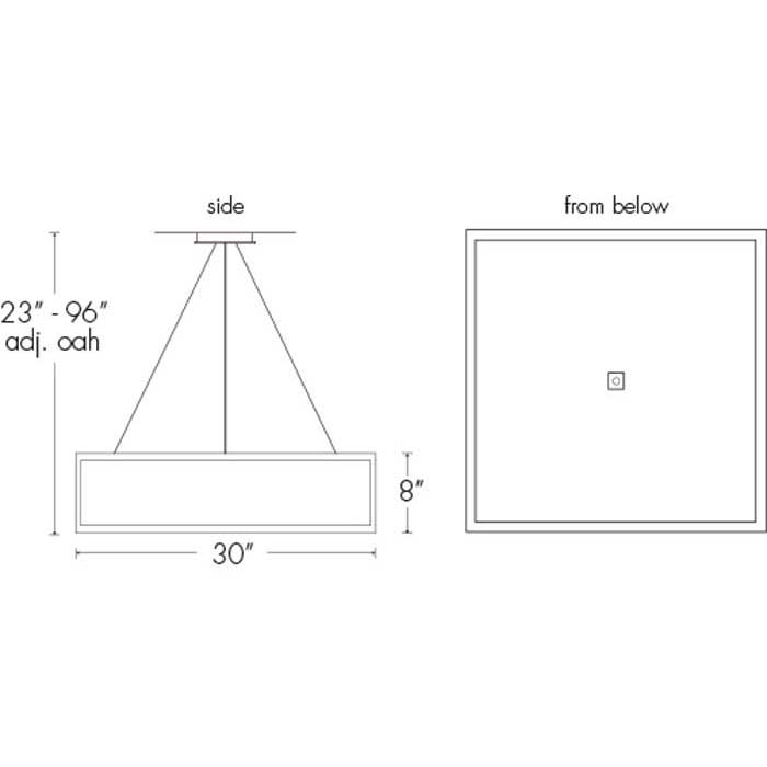 Tambour 13225-30-SM Indoor/Outdoor Stem Mount Pendant By Ultralights Lighting Additional Image 1