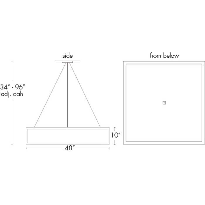 Tambour 13225-48-SM Indoor/Outdoor Stem Mount Pendant By Ultralights Lighting Additional Image 1