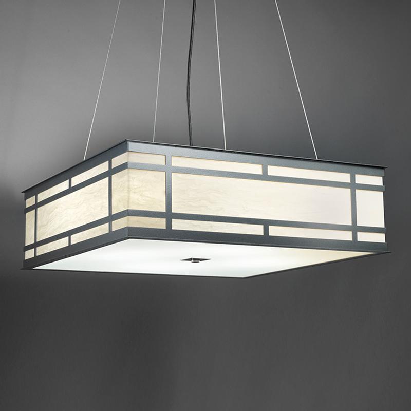 Tambour 13227-30-SFM Indoor/Outdoor Semi Flush Mount Pendant By Ultralights Lighting
