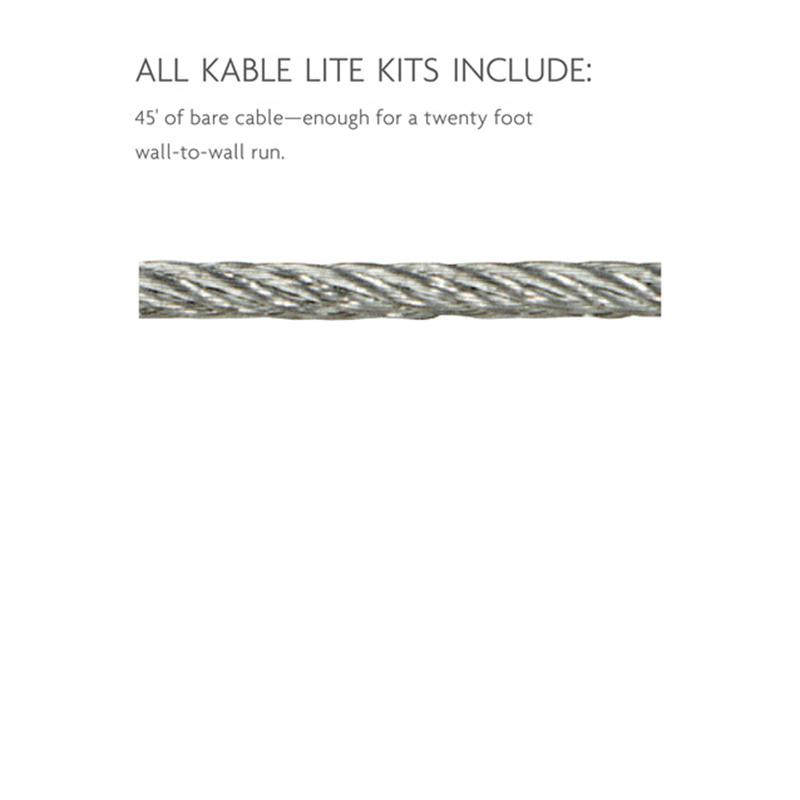 Tech Lighting 700KLKTS150 Kable Lite Surface Kit 150W
