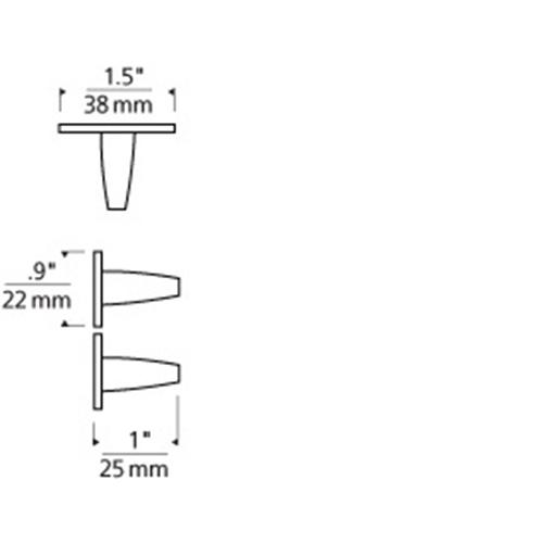 Tech Lighting 700KSOFT0 Kable Lite Soft Anchors