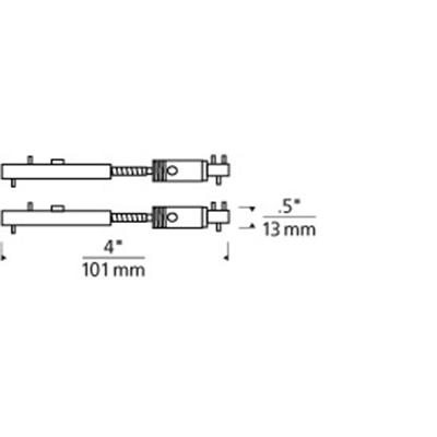 Tech Lighting 700PART Kable Lite Inline Turnbuckles