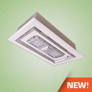 Techlight SRCF Fusion Series Small Rectangular Recessed LED Canopy