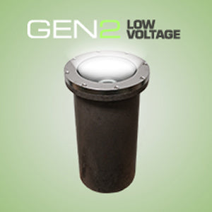 Techlight TDB2W-GEN2-LV Genesis Gen2 Low Voltage Small LED Burial Light