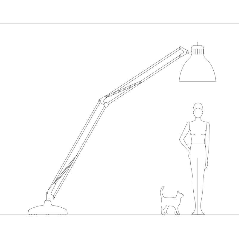 The Great JJ Floor Lamp By Leucos Lighting