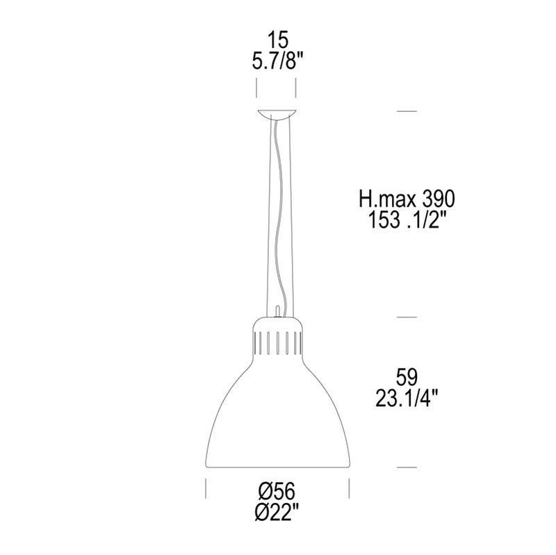 The Great JJ Pendant Lamp By Leucos Lighting