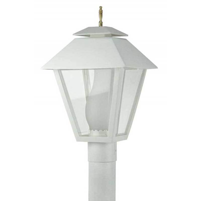 Wave Lighting 111 Colonial Post Top with Glass Chimney