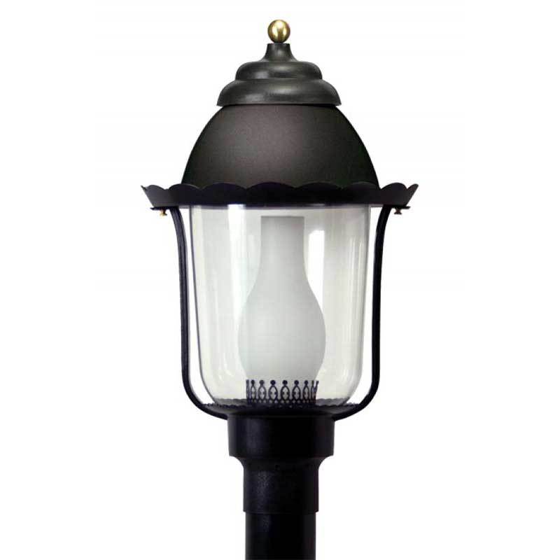 Wave Lighting 124 Victorian Post Top w/Glass Chimney