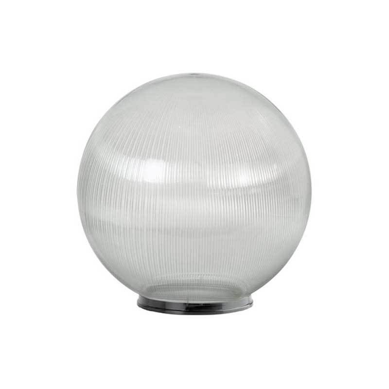 Wave Lighting 1859-8N 18" Clear Pismatic Globe with 8" Fitter Neck Opening Diffuser